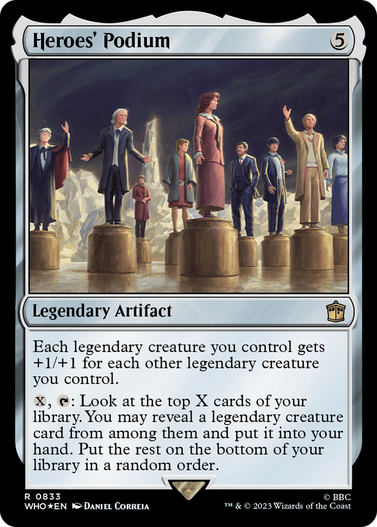 Heroes' Podium (Surge Foil) [Doctor Who] | The CG Realm