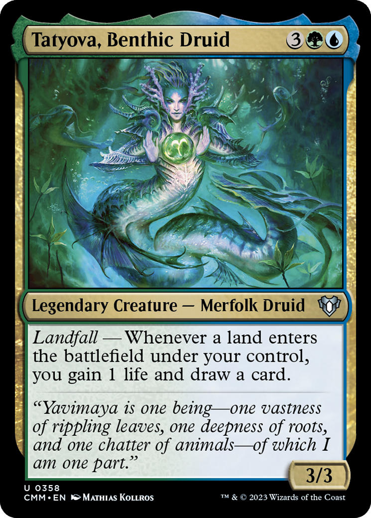 Tatyova, Benthic Druid [Commander Masters] | The CG Realm