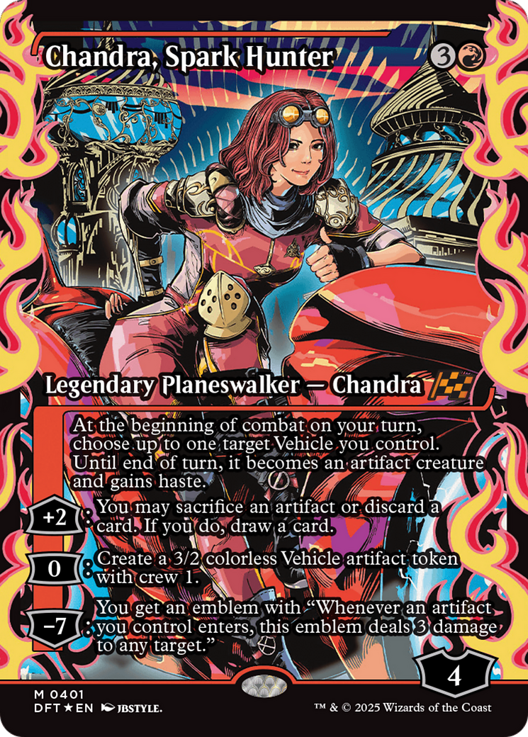 Chandra, Spark Hunter (Showcase) [Aetherdrift] | The CG Realm