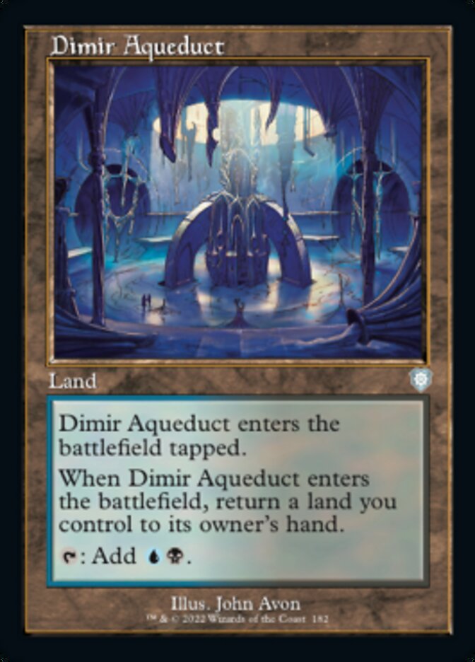 Dimir Aqueduct (Retro) [The Brothers' War Commander] | The CG Realm