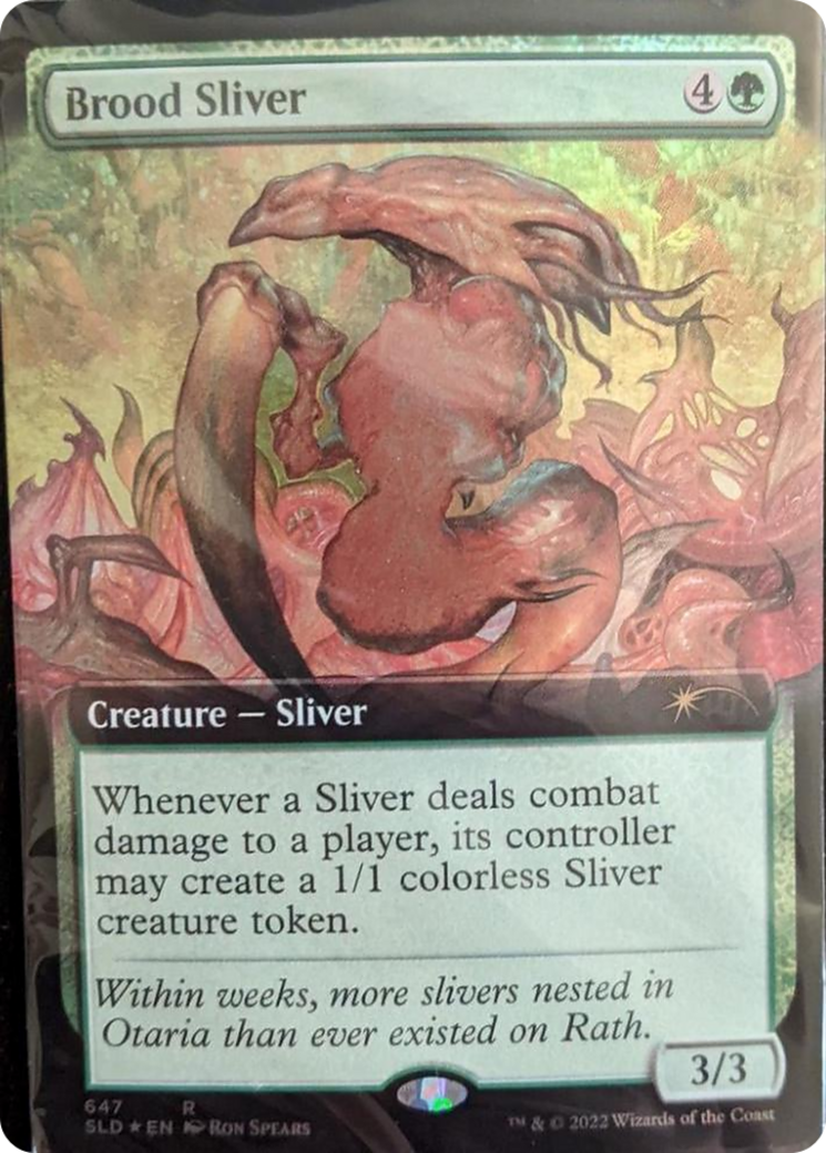 Brood Sliver (Extended Art) [Secret Lair Drop Promos] | The CG Realm