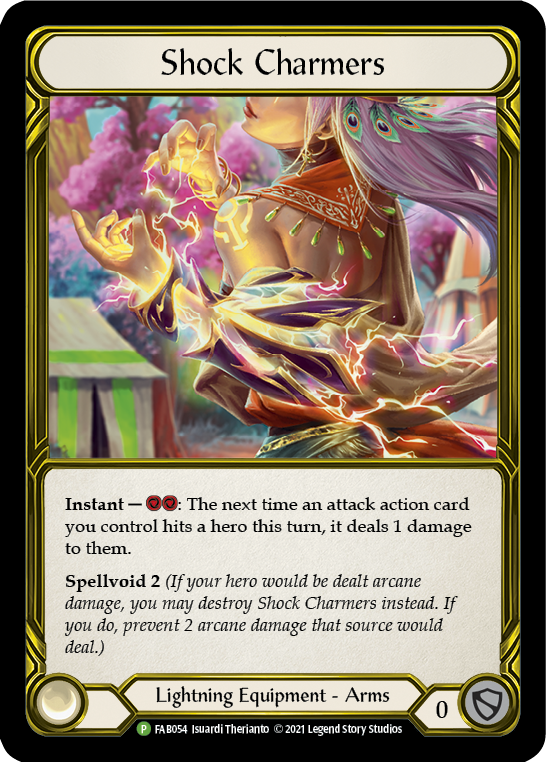 Shock Charmers (Golden) [FAB054] (Promo)  Cold Foil | The CG Realm