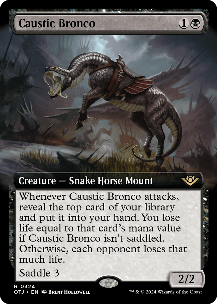 Caustic Bronco (Extended Art) [Outlaws of Thunder Junction] | The CG Realm