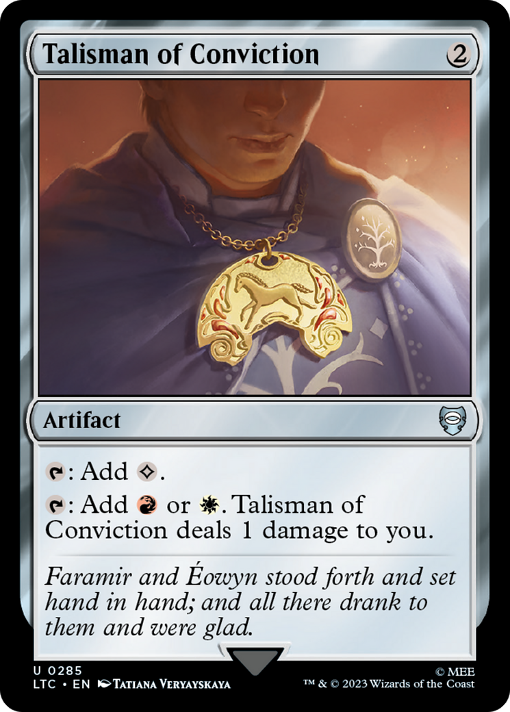 Talisman of Conviction [The Lord of the Rings: Tales of Middle-Earth Commander] | The CG Realm