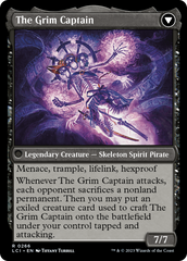 Throne of the Grim Captain // The Grim Captain [The Lost Caverns of Ixalan Prerelease Cards] | The CG Realm