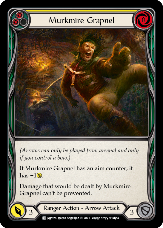 Murkmire Grapnel (Yellow) [RIP026] (Outsiders Riptide Blitz Deck) | The CG Realm