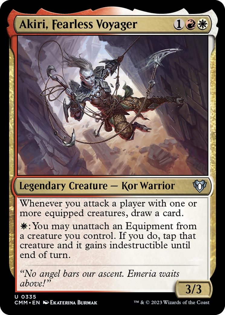 Akiri, Fearless Voyager [Commander Masters] | The CG Realm