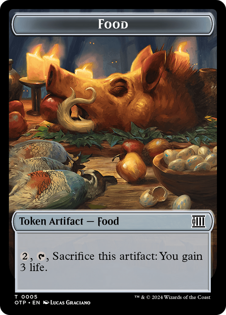 Food Token [Outlaws of Thunder Junction: Breaking News Tokens] | The CG Realm