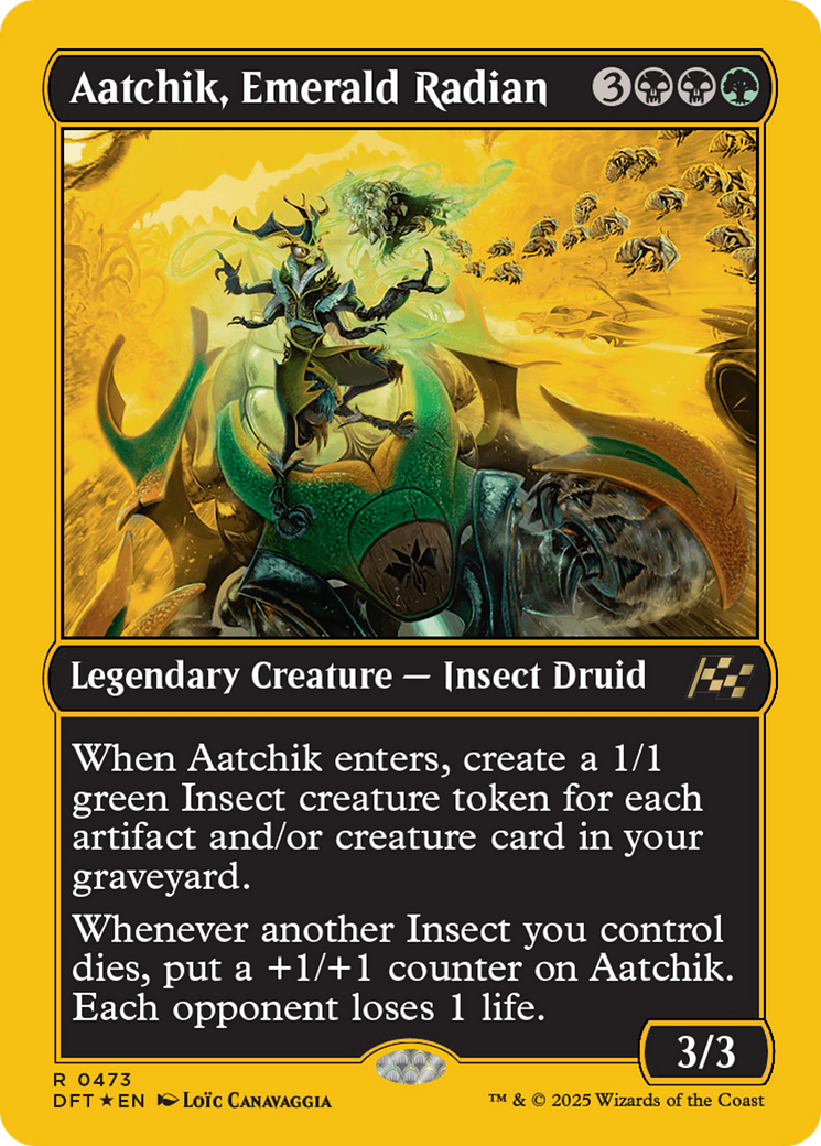 Aatchik, Emerald Radian (First-Place Foil) [Aetherdrift] | The CG Realm