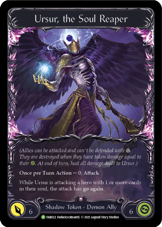 Ursur, the Soul Reaper [FAB022] (Promo)  Cold Foil | The CG Realm