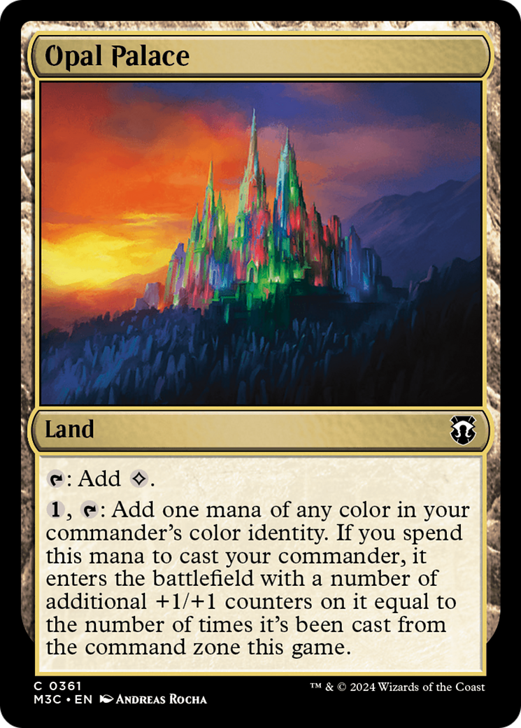 Opal Palace (Ripple Foil) [Modern Horizons 3 Commander] | The CG Realm