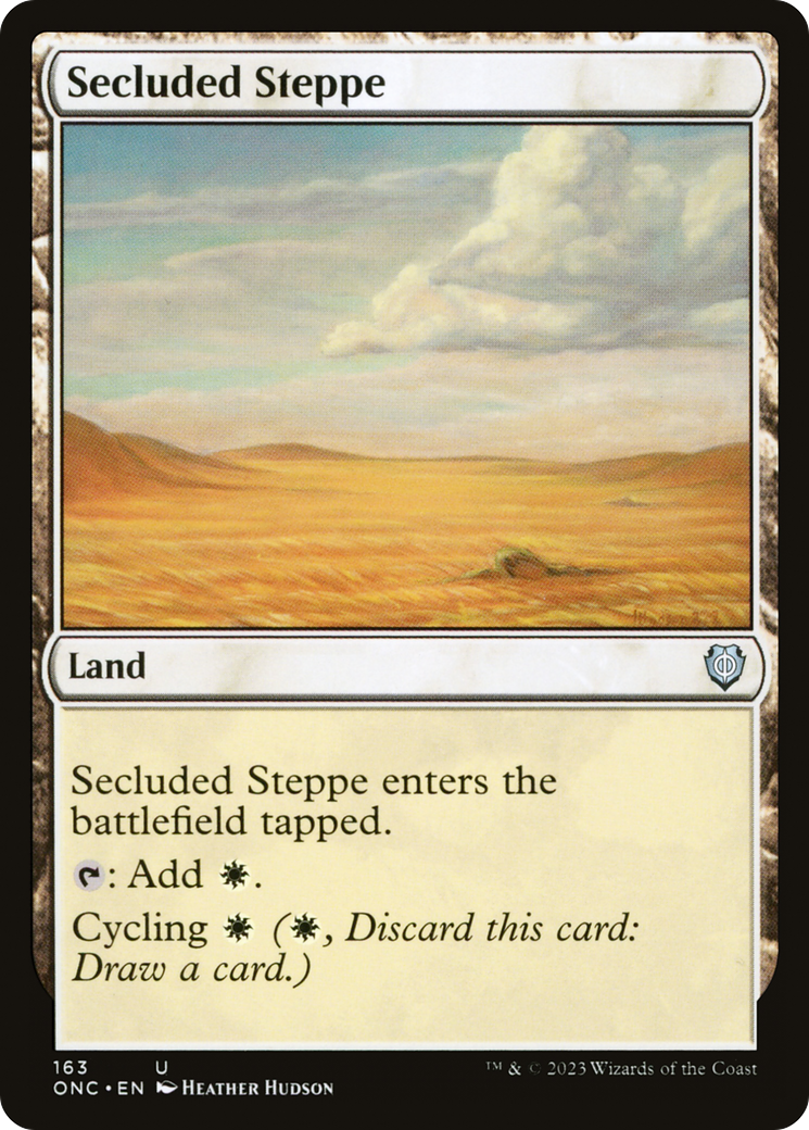 Secluded Steppe [Phyrexia: All Will Be One Commander] | The CG Realm