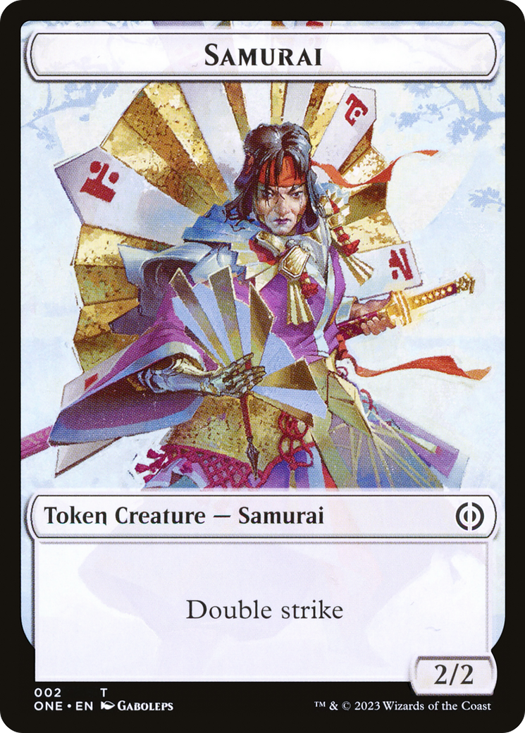 Samurai Token [Phyrexia: All Will Be One Tokens] | The CG Realm