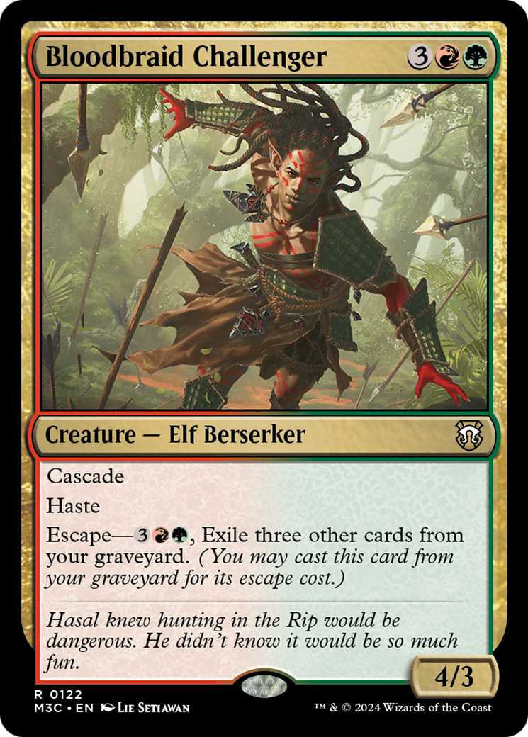 Bloodbraid Challenger [Modern Horizons 3 Commander] | The CG Realm