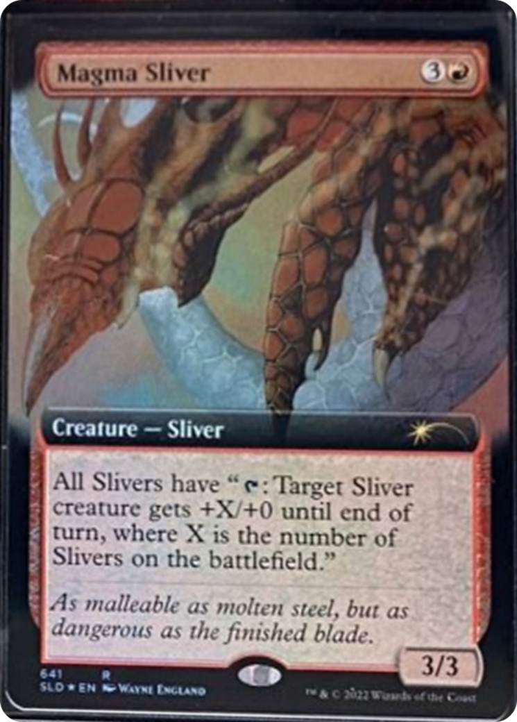 Magma Sliver (Extended Art) [Secret Lair Drop Series] | The CG Realm