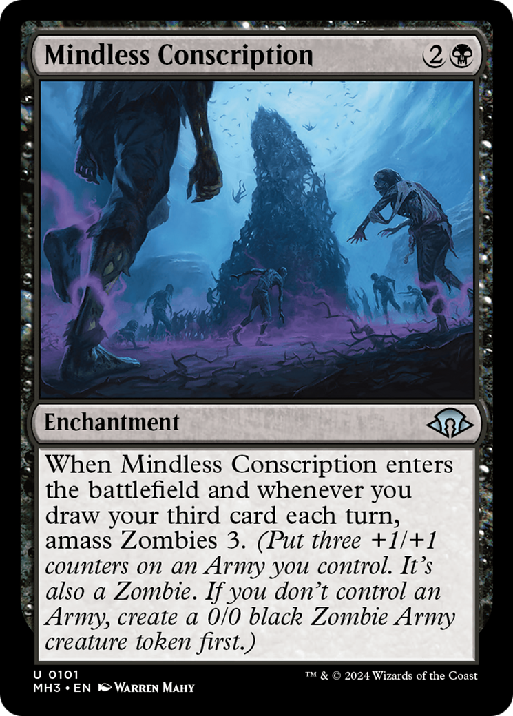 Mindless Conscription [Modern Horizons 3] | The CG Realm