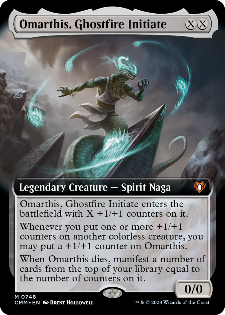 Omarthis, Ghostfire Initiate (Extended Art) [Commander Masters] | The CG Realm