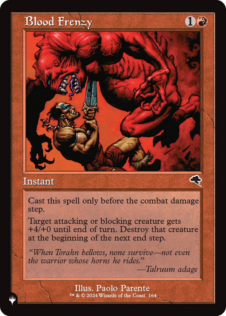 Blood Frenzy [The List Reprints] | The CG Realm