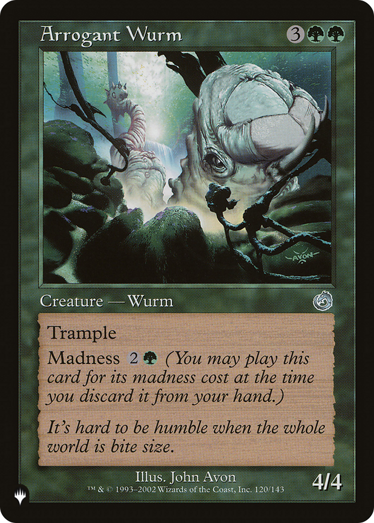 Arrogant Wurm [The List Reprints] | The CG Realm