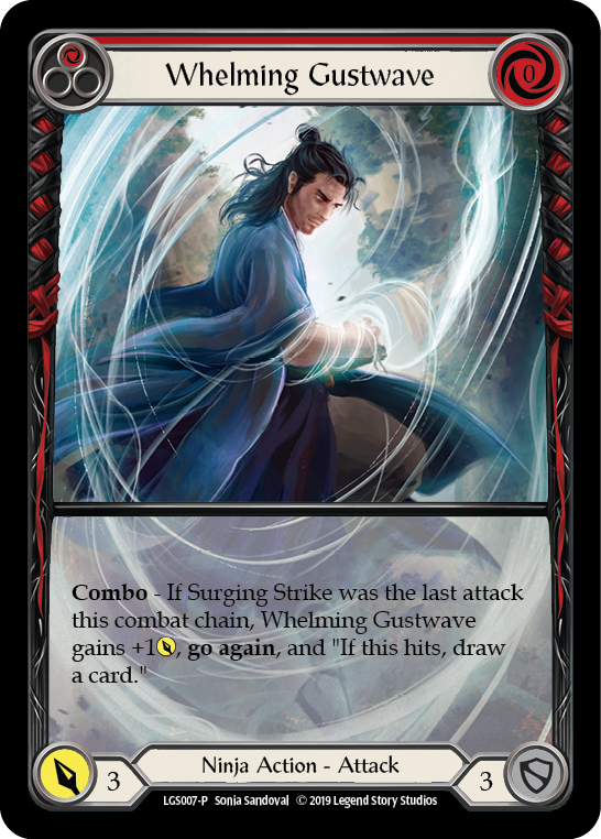 Whelming Gustwave (Red) [LGS007-P] (Promo)  1st Edition Normal | The CG Realm