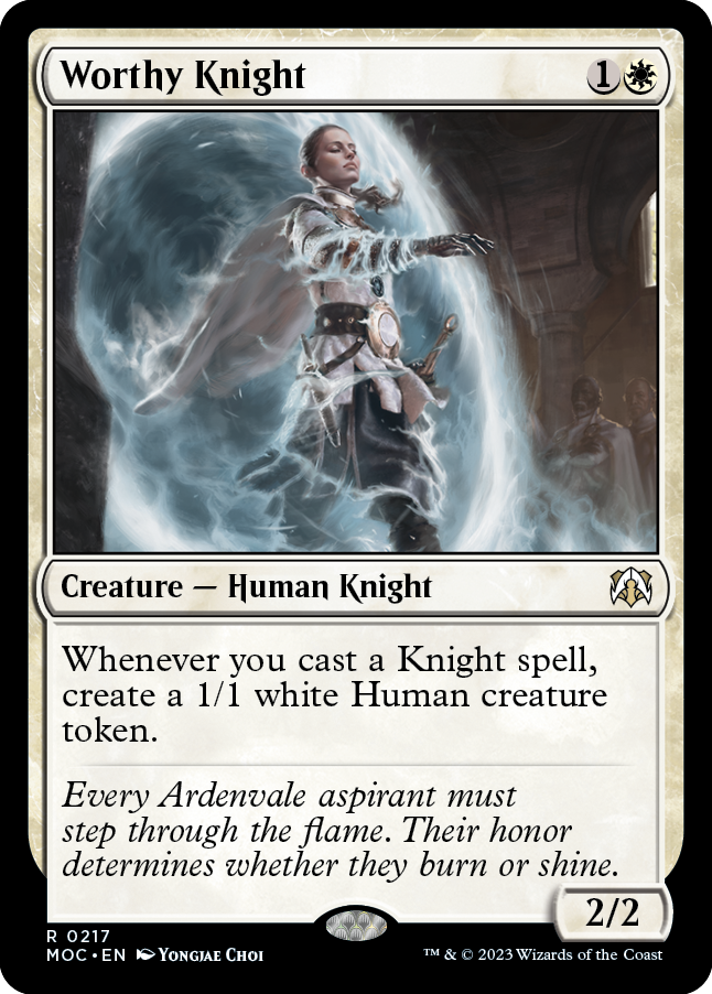 Worthy Knight [March of the Machine Commander] | The CG Realm