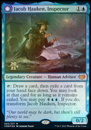 Jacob Hauken, Inspector // Hauken's Insight [Innistrad: Crimson Vow Prerelease Promos] | The CG Realm