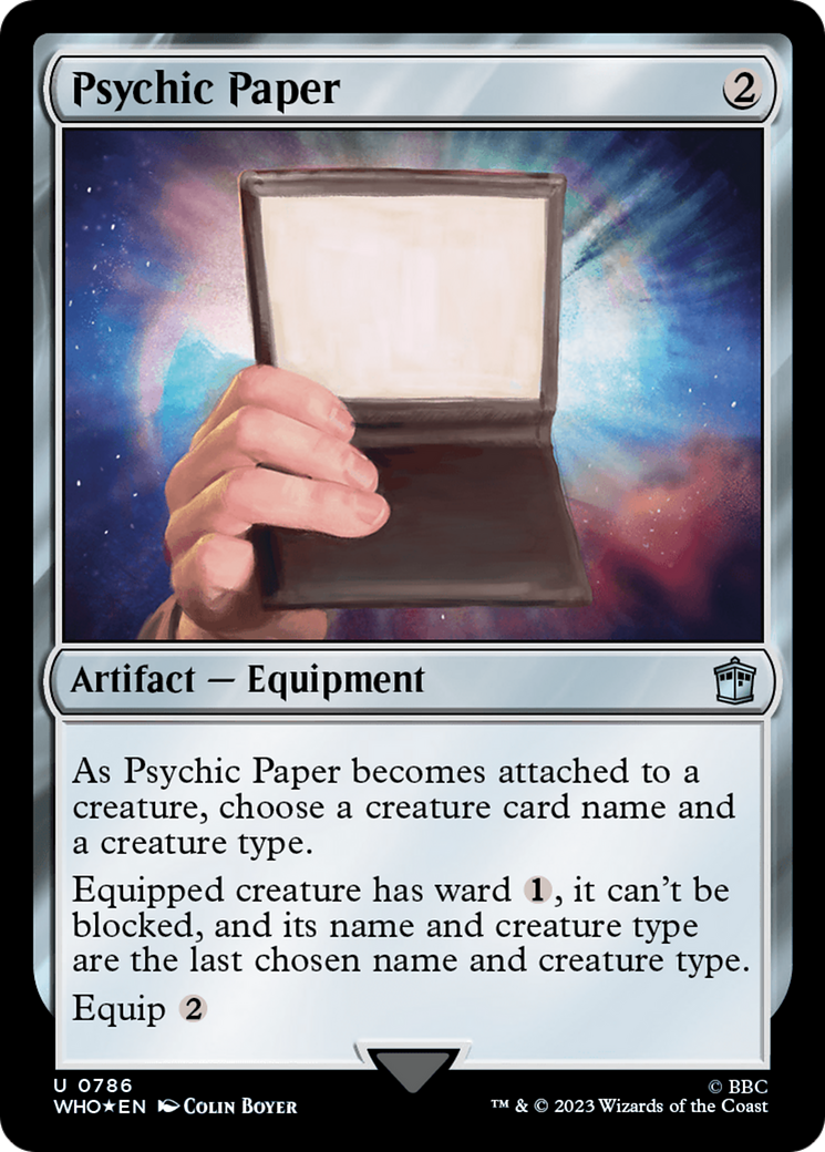 Psychic Paper (Surge Foil) [Doctor Who] | The CG Realm