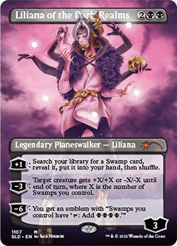 Liliana of the Dark Realms (Borderless) [Secret Lair Drop Series] | The CG Realm