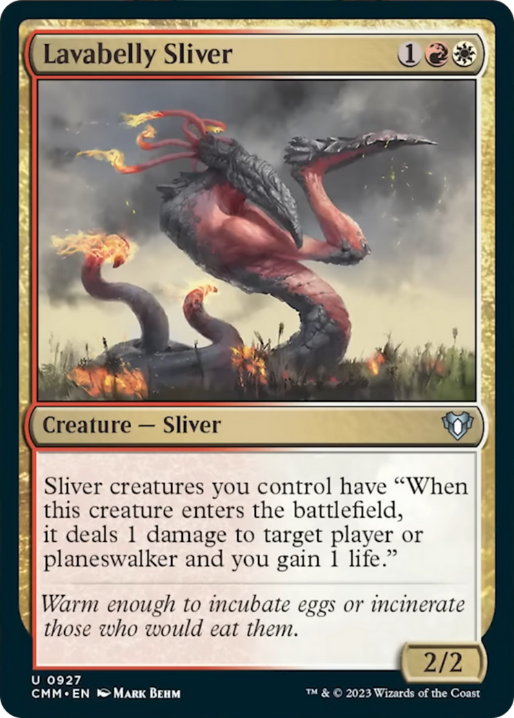 Lavabelly Sliver [Commander Masters] | The CG Realm