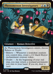 Phenomenon Investigators (Extended Art) [Duskmourn: House of Horror Commander] | The CG Realm