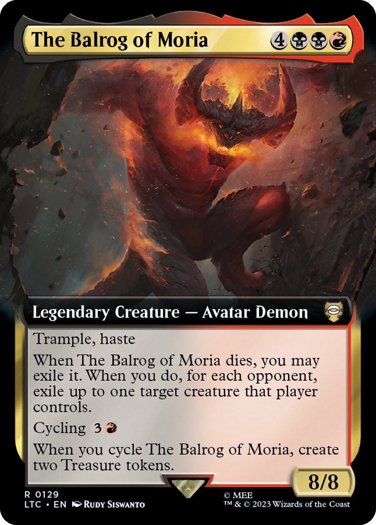 The Balrog of Moria (Extended Art) [The Lord of the Rings: Tales of Middle-Earth Commander] | The CG Realm