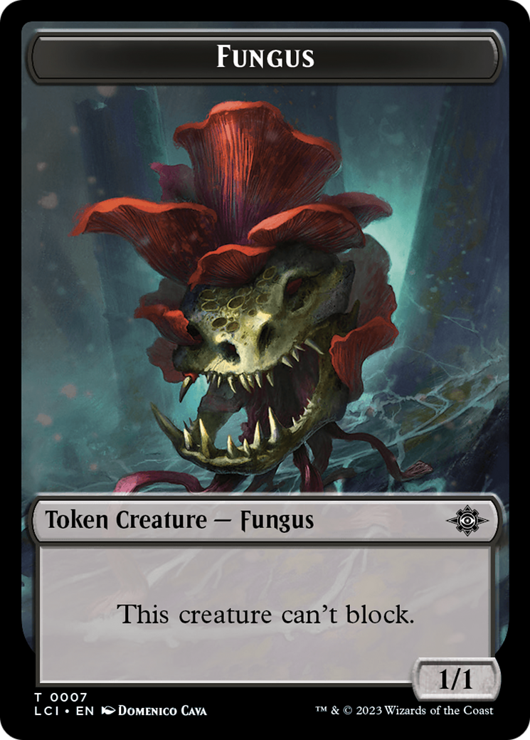 Copy // Fungus Double-Sided Token [The Lost Caverns of Ixalan Tokens] | The CG Realm