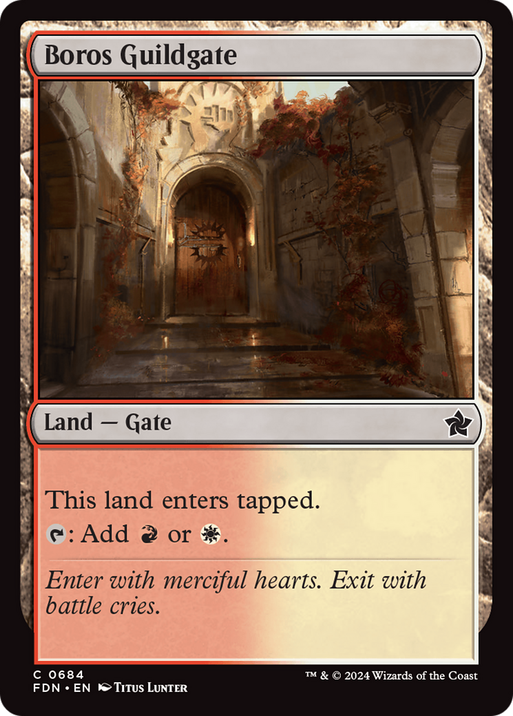 Boros Guildgate [Foundations] | The CG Realm