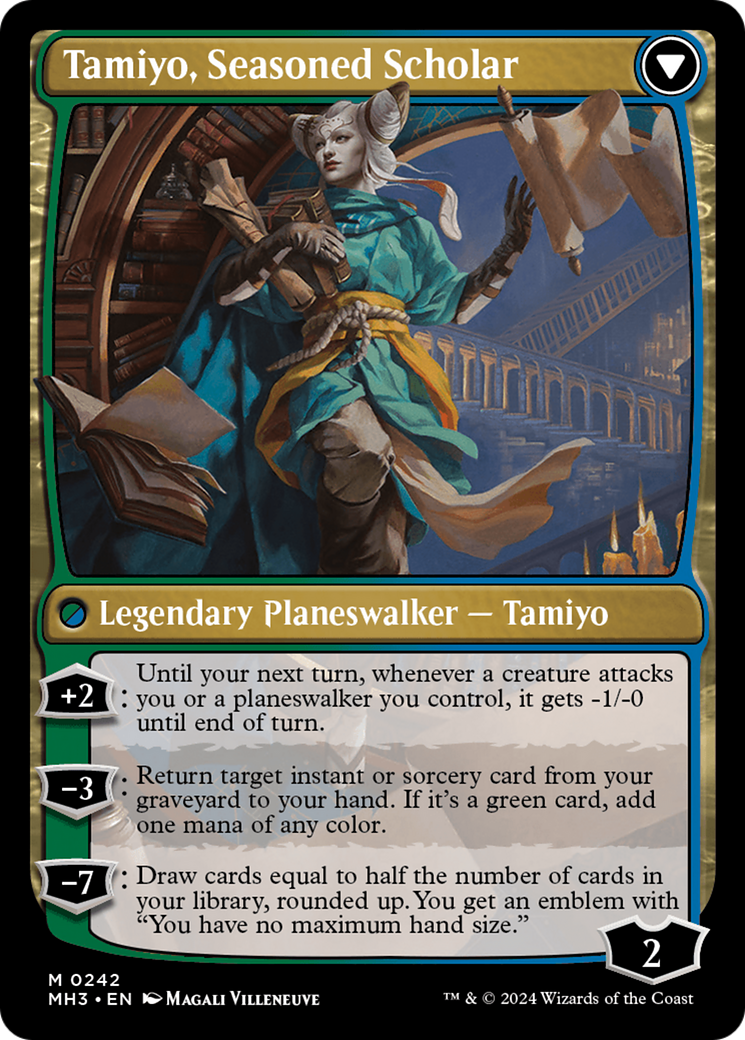 Tamiyo, Inquisitive Student // Tamiyo, Seasoned Scholar [Modern Horizons 3] | The CG Realm