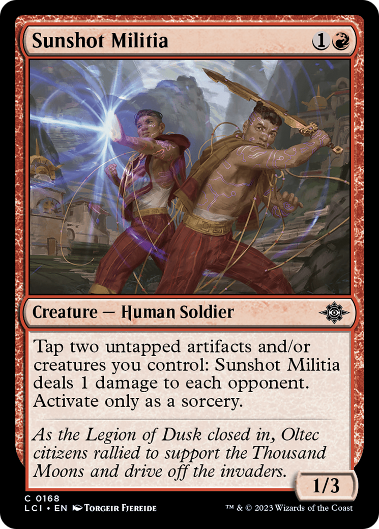 Sunshot Militia [The Lost Caverns of Ixalan] | The CG Realm