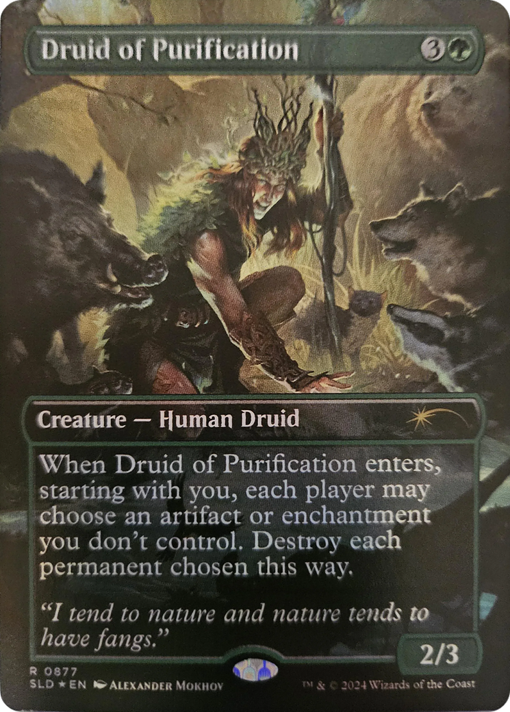 Druid of Purification (Rainbow Foil) [Secret Lair Drop Series] | The CG Realm