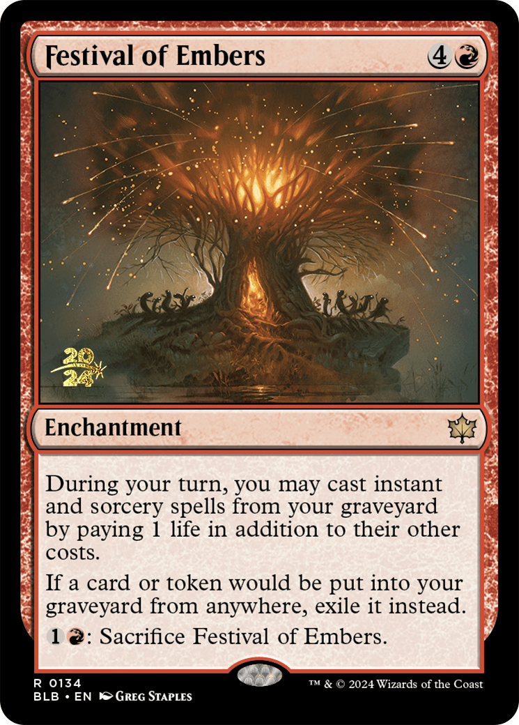 Festival of Embers [Bloomburrow Prerelease Promos] | The CG Realm