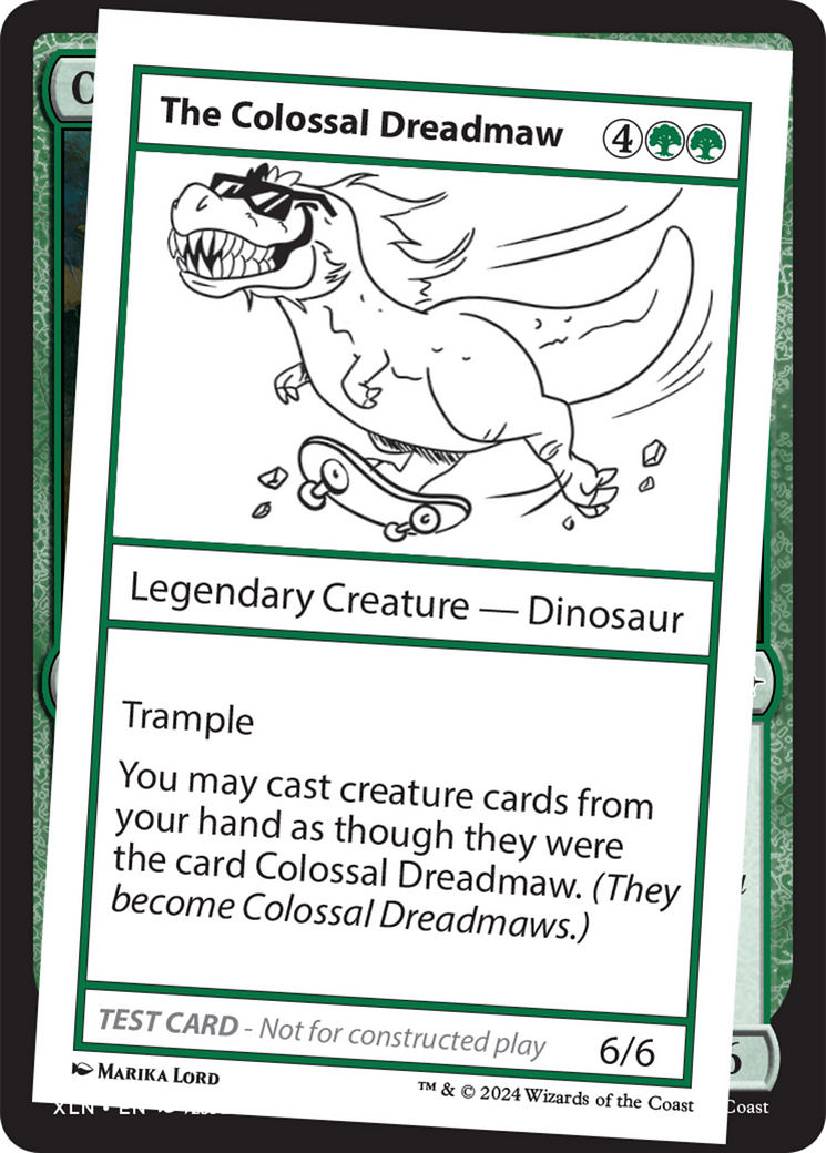 The Colossal Dreadmaw [Mystery Booster 2 Playtest Cards] | The CG Realm