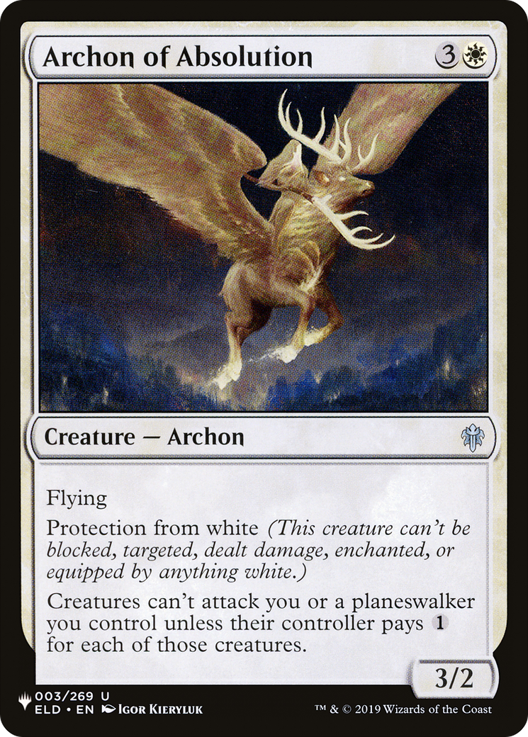 Archon of Absolution [The List Reprints] | The CG Realm