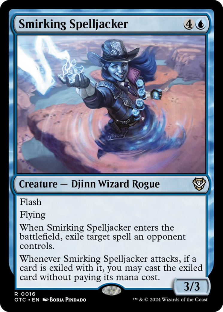 Smirking Spelljacker [Outlaws of Thunder Junction Commander] | The CG Realm