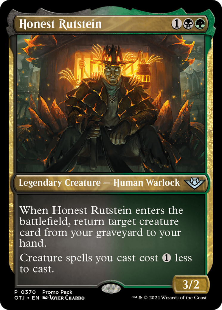 Honest Rutstein (Promo Pack) [Outlaws of Thunder Junction Promos] | The CG Realm