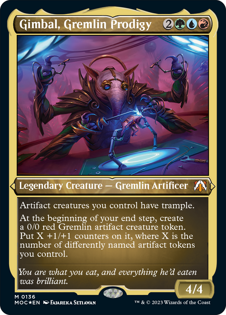 Gimbal, Gremlin Prodigy (Display Commander) [March of the Machine Commander] | The CG Realm