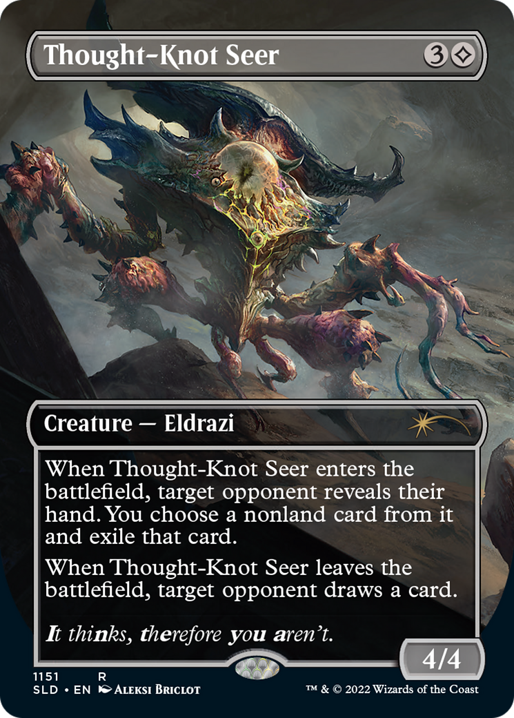 Thought-Knot Seer (1151) (Borderless) [Secret Lair Drop Series] | The CG Realm