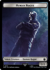 Human Rogue // Beast Double-Sided Token [Doctor Who Tokens] | The CG Realm