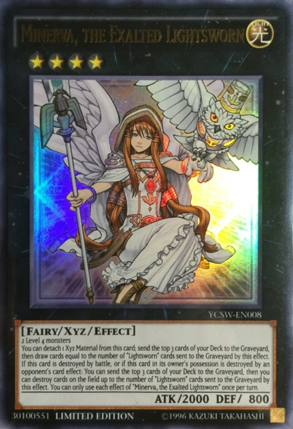 Minerva, the Exalted Lightsworn [YCSW-EN008] Ultra Rare | The CG Realm