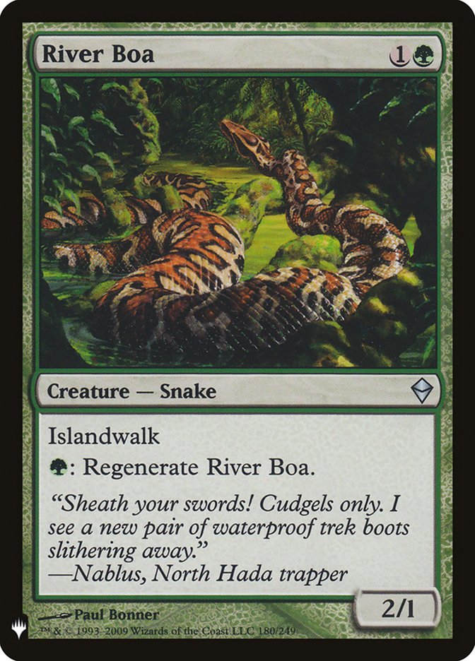 River Boa [Mystery Booster] | The CG Realm