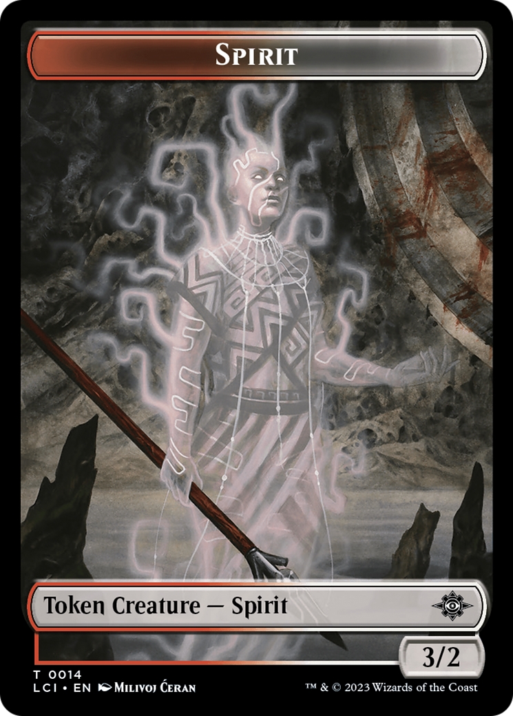 Spirit Token [The Lost Caverns of Ixalan Tokens] | The CG Realm