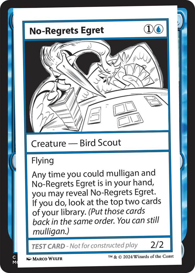 No-Regrets Egret [Mystery Booster 2 Playtest Cards] | The CG Realm