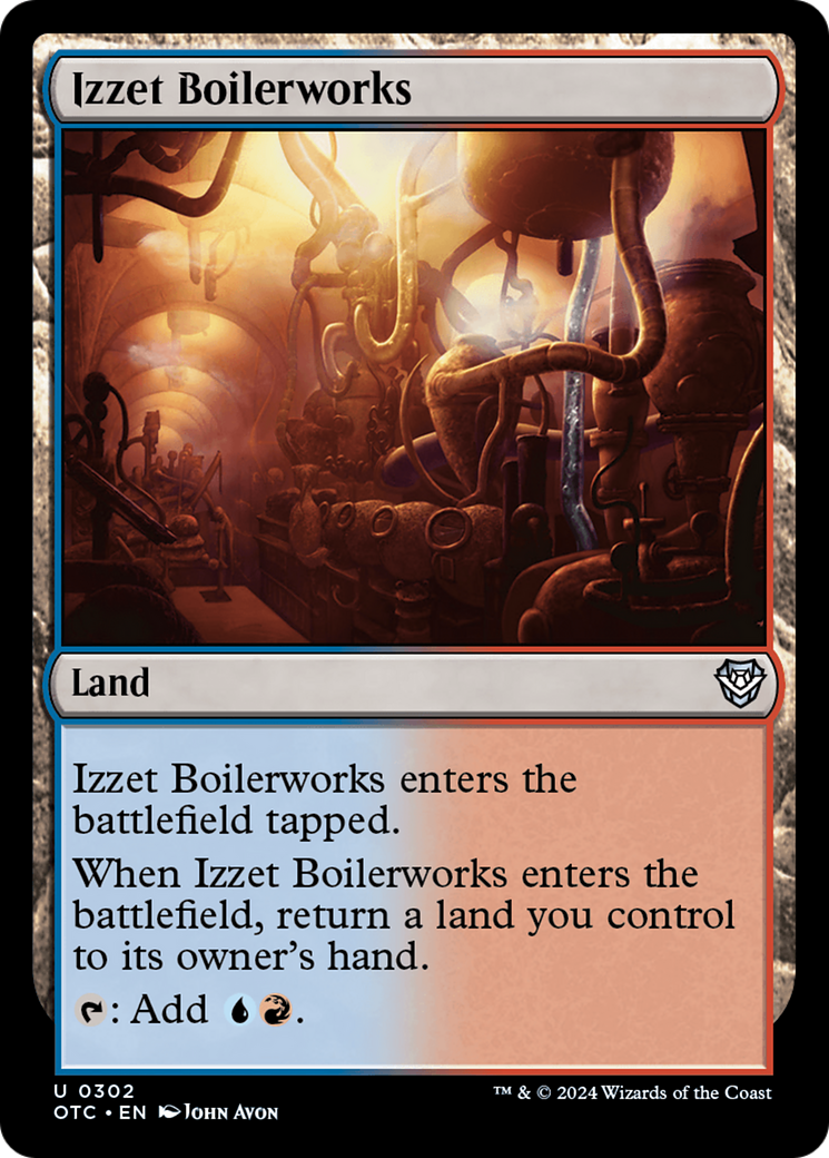 Izzet Boilerworks [Outlaws of Thunder Junction Commander] | The CG Realm