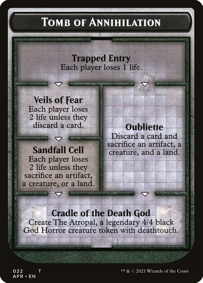 Tomb of Annihilation Token (Oversized) [Oversize Cards] | The CG Realm